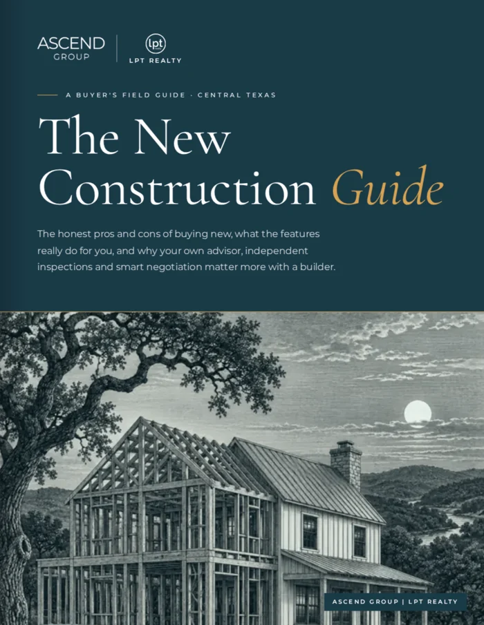 Cover of The New Construction Guide by Ascend Group | LPT Realty